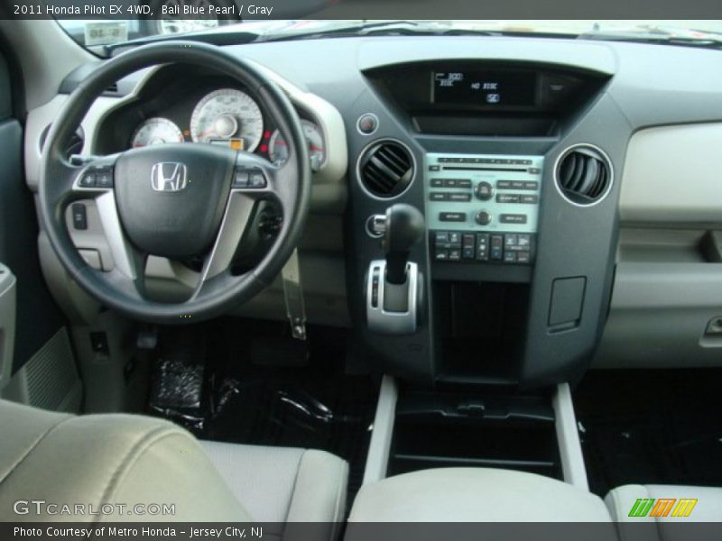 Bali Blue Pearl / Gray 2011 Honda Pilot EX 4WD
