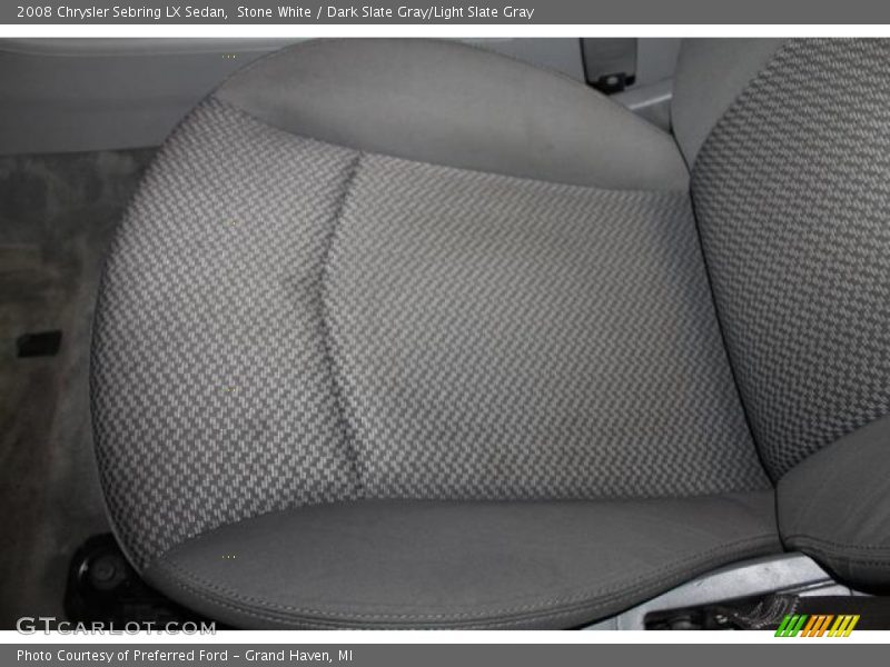 Stone White / Dark Slate Gray/Light Slate Gray 2008 Chrysler Sebring LX Sedan