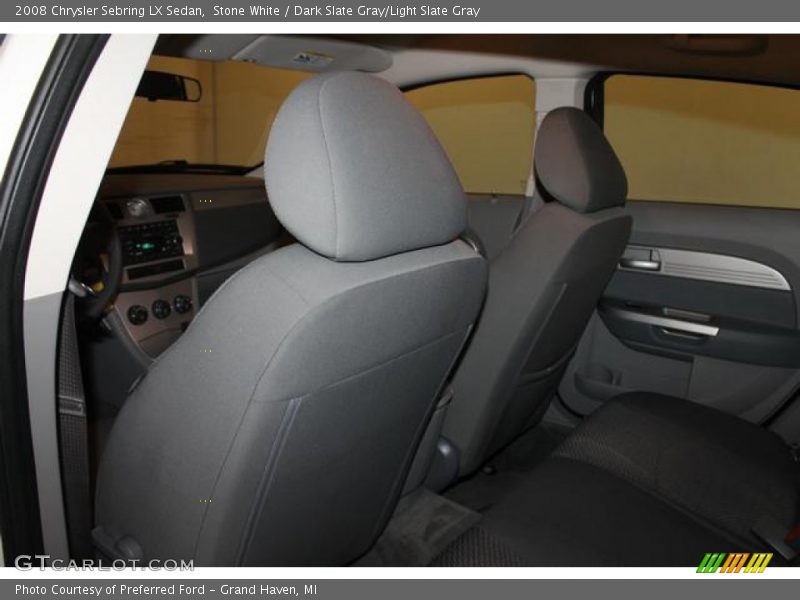 Stone White / Dark Slate Gray/Light Slate Gray 2008 Chrysler Sebring LX Sedan