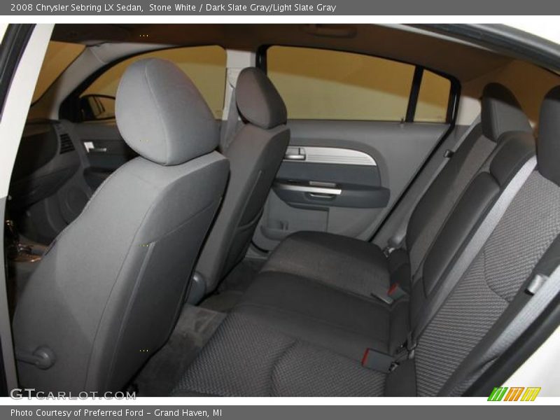 Stone White / Dark Slate Gray/Light Slate Gray 2008 Chrysler Sebring LX Sedan