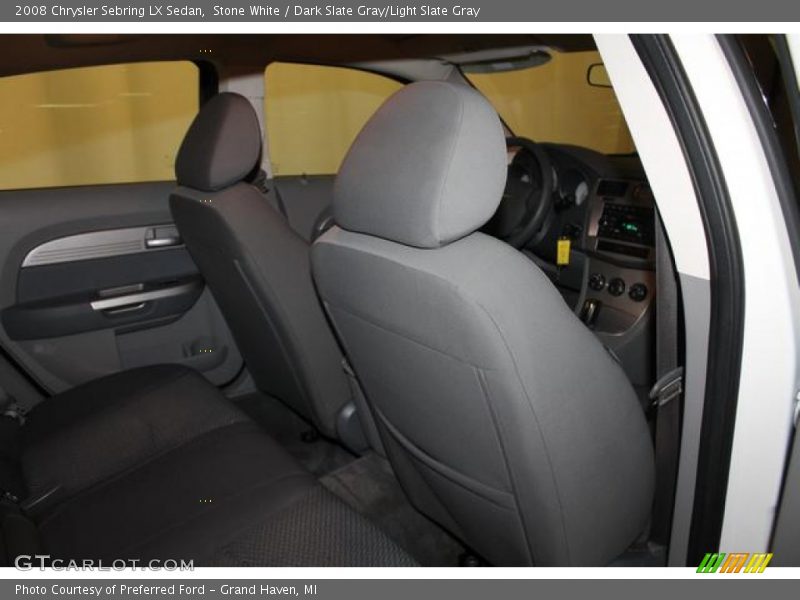 Stone White / Dark Slate Gray/Light Slate Gray 2008 Chrysler Sebring LX Sedan