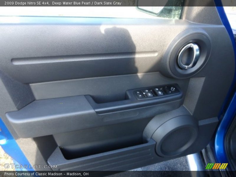 Deep Water Blue Pearl / Dark Slate Gray 2009 Dodge Nitro SE 4x4