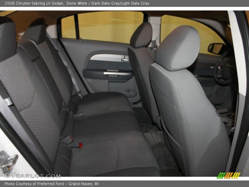 Stone White / Dark Slate Gray/Light Slate Gray 2008 Chrysler Sebring LX Sedan