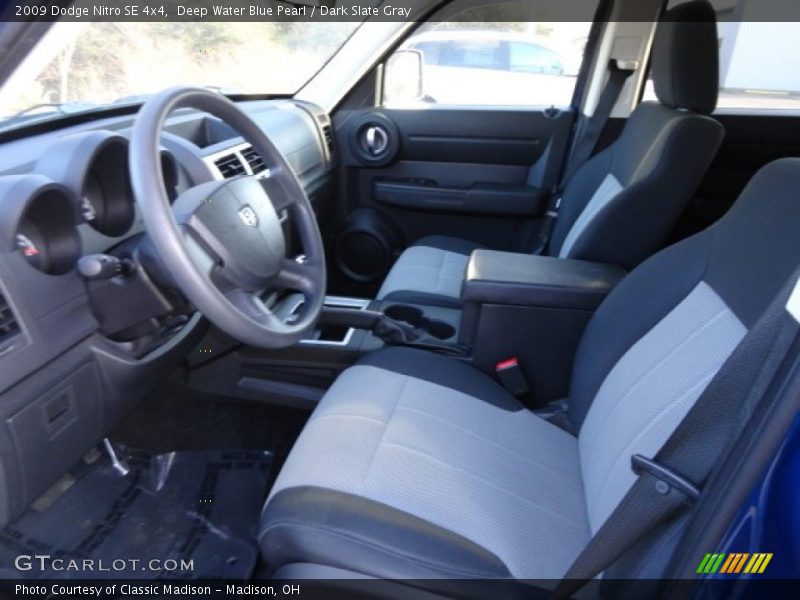 Deep Water Blue Pearl / Dark Slate Gray 2009 Dodge Nitro SE 4x4