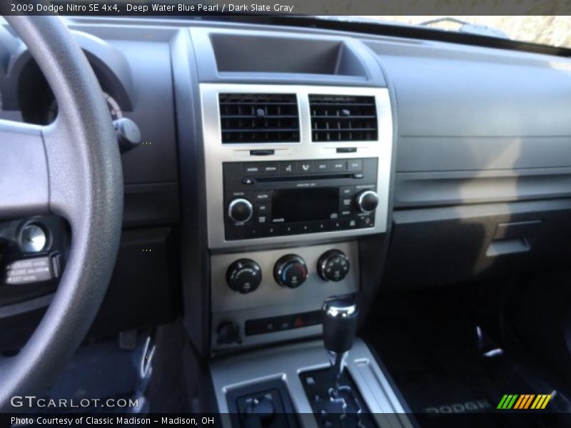 Deep Water Blue Pearl / Dark Slate Gray 2009 Dodge Nitro SE 4x4