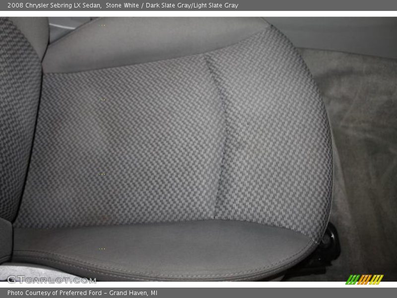 Stone White / Dark Slate Gray/Light Slate Gray 2008 Chrysler Sebring LX Sedan