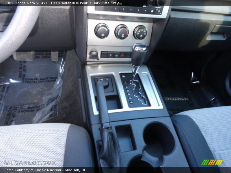 Deep Water Blue Pearl / Dark Slate Gray 2009 Dodge Nitro SE 4x4