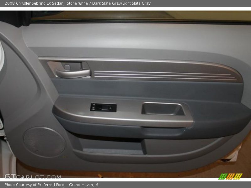 Stone White / Dark Slate Gray/Light Slate Gray 2008 Chrysler Sebring LX Sedan