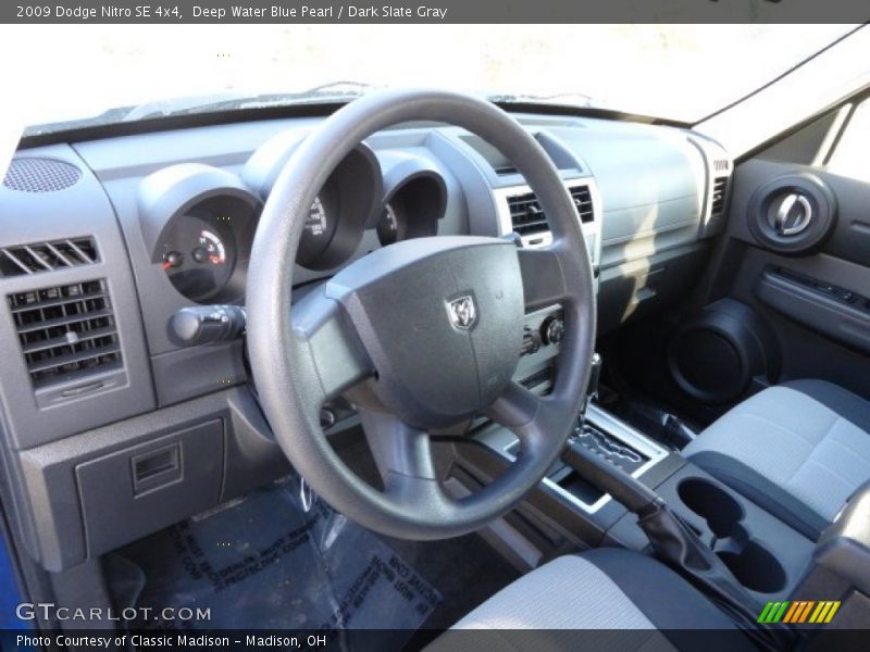 Deep Water Blue Pearl / Dark Slate Gray 2009 Dodge Nitro SE 4x4