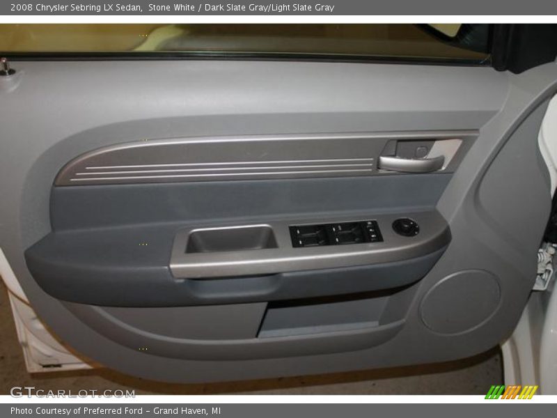 Stone White / Dark Slate Gray/Light Slate Gray 2008 Chrysler Sebring LX Sedan