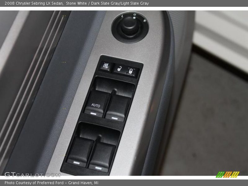 Stone White / Dark Slate Gray/Light Slate Gray 2008 Chrysler Sebring LX Sedan