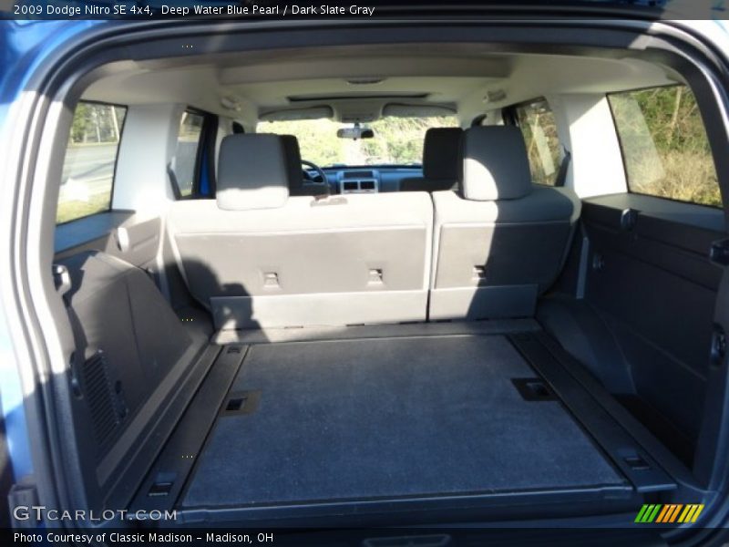 Deep Water Blue Pearl / Dark Slate Gray 2009 Dodge Nitro SE 4x4