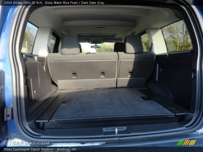 Deep Water Blue Pearl / Dark Slate Gray 2009 Dodge Nitro SE 4x4