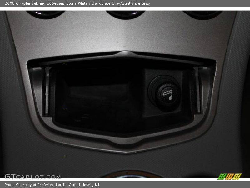 Stone White / Dark Slate Gray/Light Slate Gray 2008 Chrysler Sebring LX Sedan