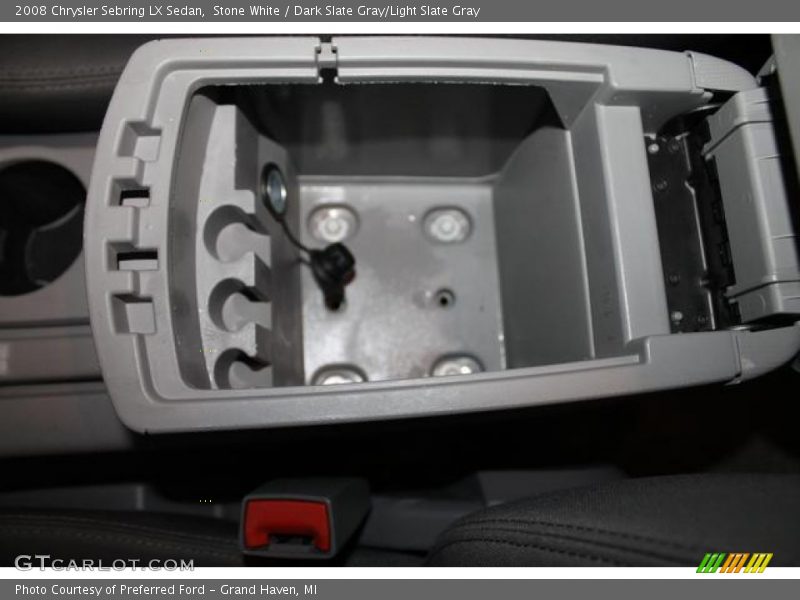 Stone White / Dark Slate Gray/Light Slate Gray 2008 Chrysler Sebring LX Sedan