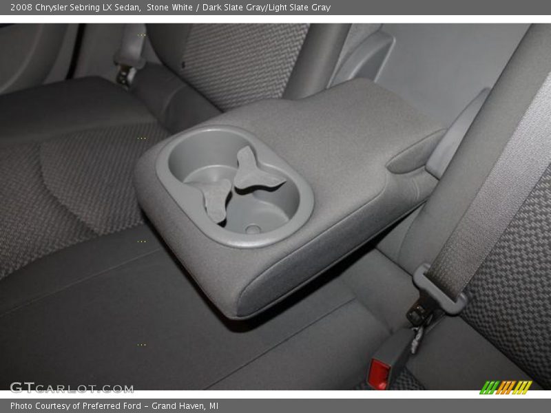 Stone White / Dark Slate Gray/Light Slate Gray 2008 Chrysler Sebring LX Sedan