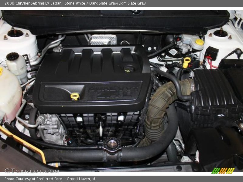 Stone White / Dark Slate Gray/Light Slate Gray 2008 Chrysler Sebring LX Sedan