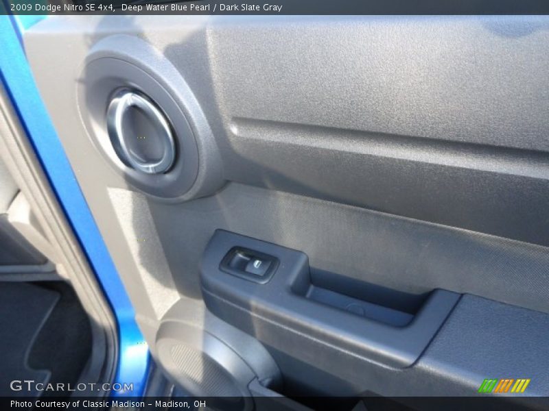 Deep Water Blue Pearl / Dark Slate Gray 2009 Dodge Nitro SE 4x4