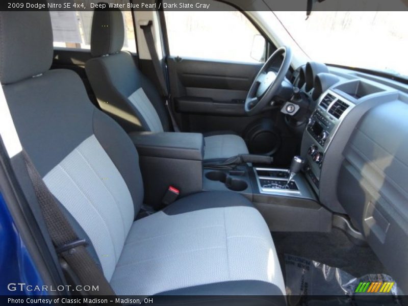 Deep Water Blue Pearl / Dark Slate Gray 2009 Dodge Nitro SE 4x4