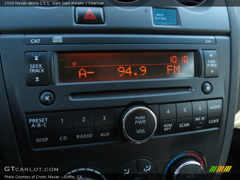 Audio System of 2009 Altima 2.5 S
