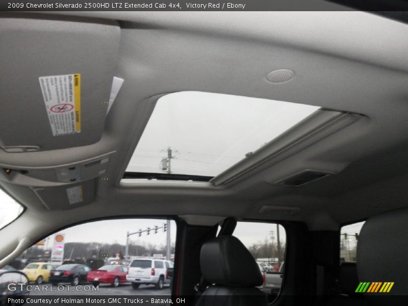 Victory Red / Ebony 2009 Chevrolet Silverado 2500HD LTZ Extended Cab 4x4