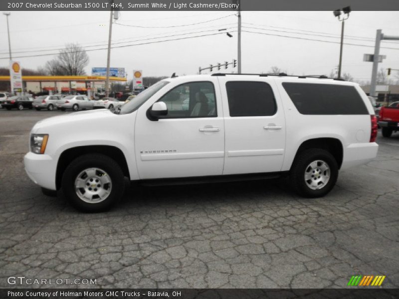 Summit White / Light Cashmere/Ebony 2007 Chevrolet Suburban 1500 LT 4x4