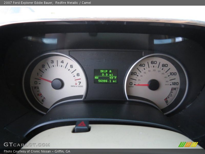 Redfire Metallic / Camel 2007 Ford Explorer Eddie Bauer