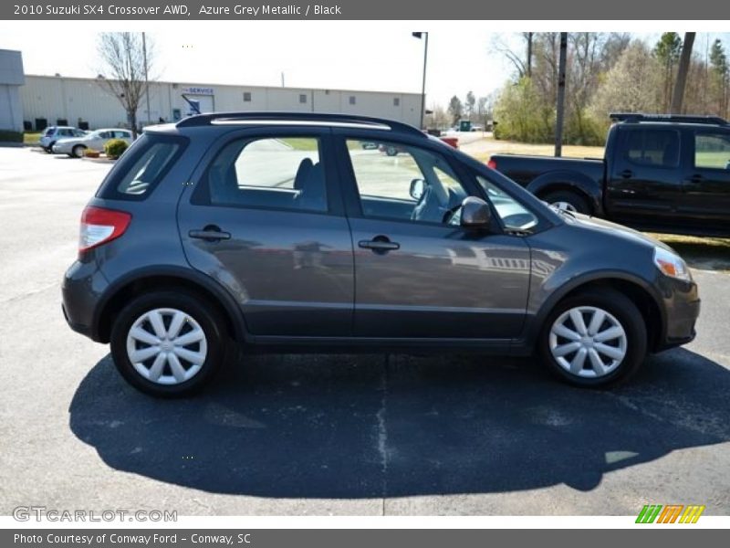 Azure Grey Metallic / Black 2010 Suzuki SX4 Crossover AWD