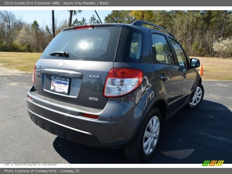 Azure Grey Metallic / Black 2010 Suzuki SX4 Crossover AWD