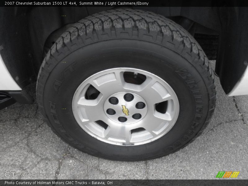 Summit White / Light Cashmere/Ebony 2007 Chevrolet Suburban 1500 LT 4x4