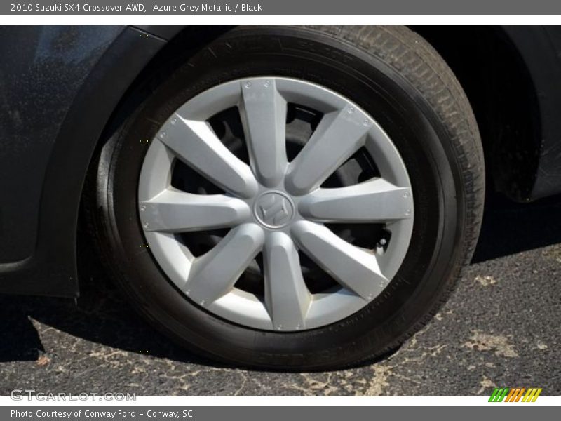 Azure Grey Metallic / Black 2010 Suzuki SX4 Crossover AWD