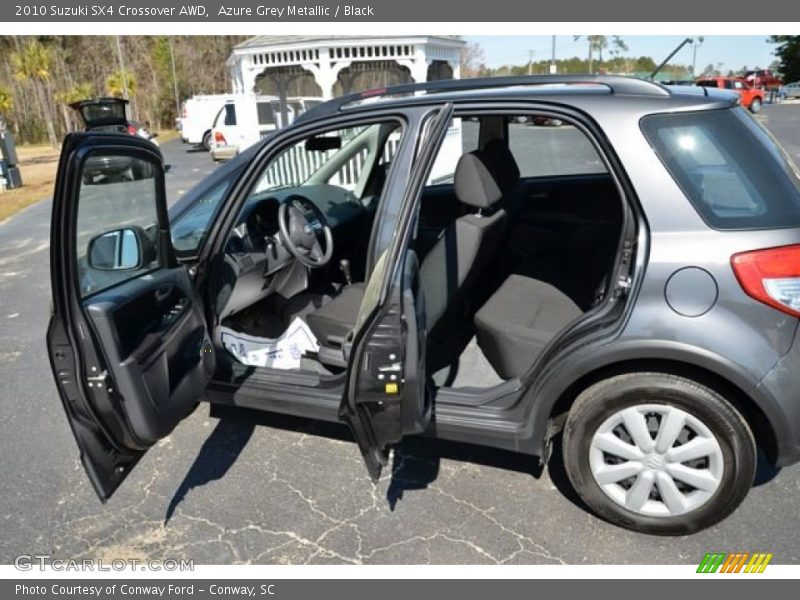 Azure Grey Metallic / Black 2010 Suzuki SX4 Crossover AWD