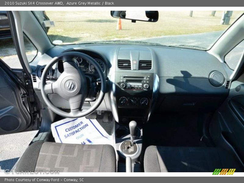 Azure Grey Metallic / Black 2010 Suzuki SX4 Crossover AWD