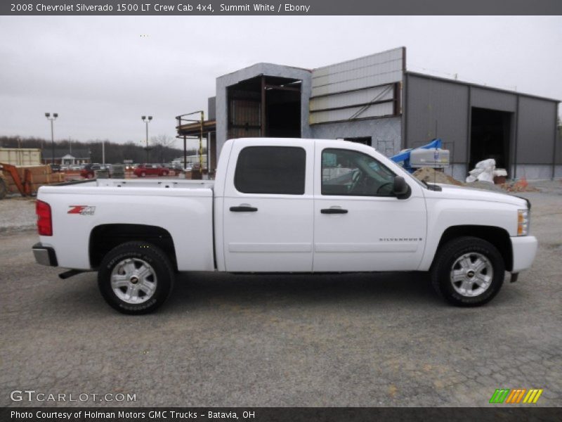 Summit White / Ebony 2008 Chevrolet Silverado 1500 LT Crew Cab 4x4