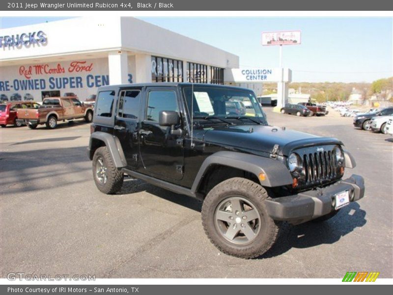 Black / Black 2011 Jeep Wrangler Unlimited Rubicon 4x4
