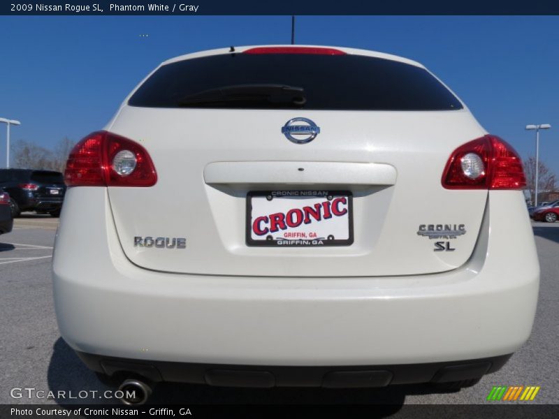 Phantom White / Gray 2009 Nissan Rogue SL