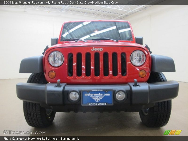 Flame Red / Dark Slate Gray/Medium Slate Gray 2008 Jeep Wrangler Rubicon 4x4