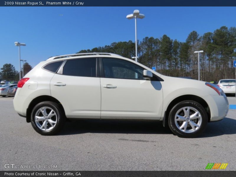 Phantom White / Gray 2009 Nissan Rogue SL
