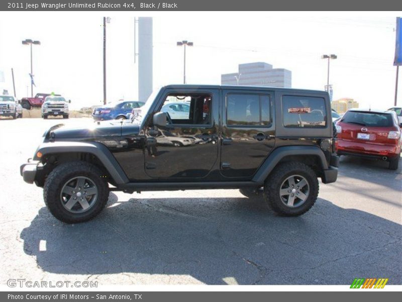 Black / Black 2011 Jeep Wrangler Unlimited Rubicon 4x4