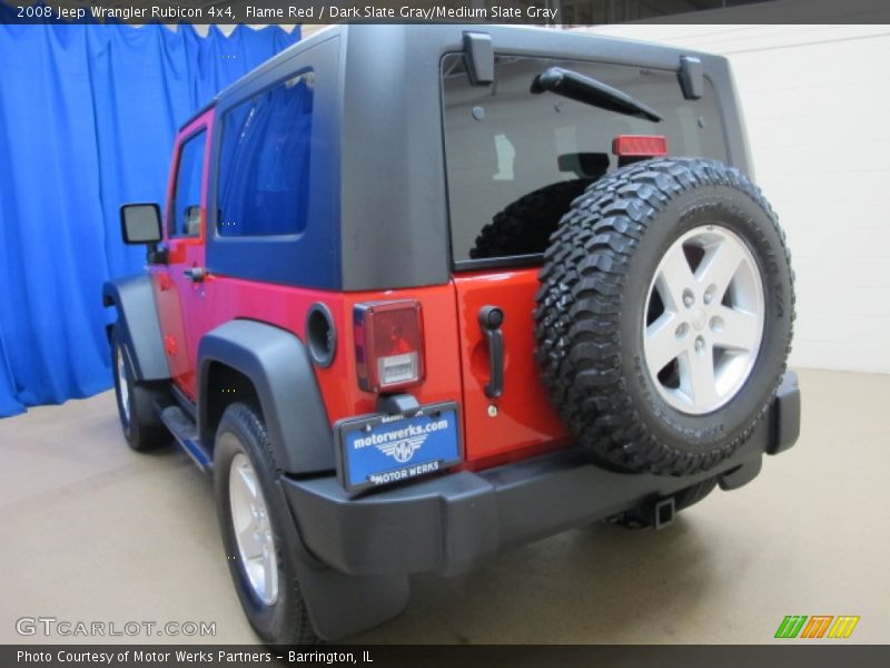 Flame Red / Dark Slate Gray/Medium Slate Gray 2008 Jeep Wrangler Rubicon 4x4