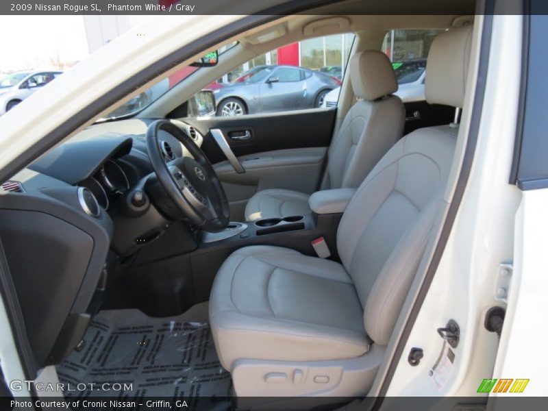 Phantom White / Gray 2009 Nissan Rogue SL