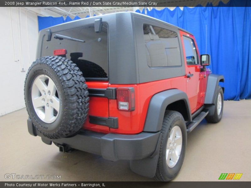 Flame Red / Dark Slate Gray/Medium Slate Gray 2008 Jeep Wrangler Rubicon 4x4