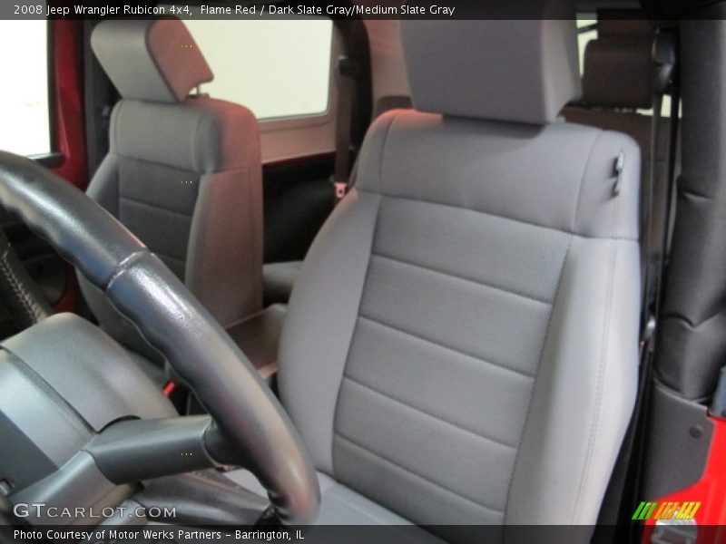 Flame Red / Dark Slate Gray/Medium Slate Gray 2008 Jeep Wrangler Rubicon 4x4