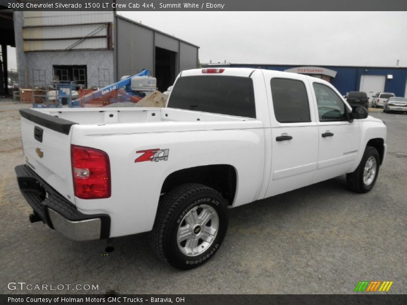 Summit White / Ebony 2008 Chevrolet Silverado 1500 LT Crew Cab 4x4