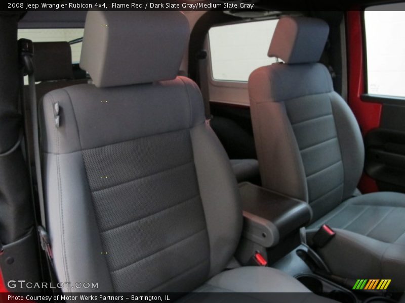 Flame Red / Dark Slate Gray/Medium Slate Gray 2008 Jeep Wrangler Rubicon 4x4