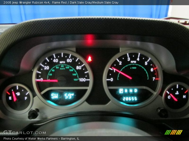 2008 Wrangler Rubicon 4x4 Rubicon 4x4 Gauges