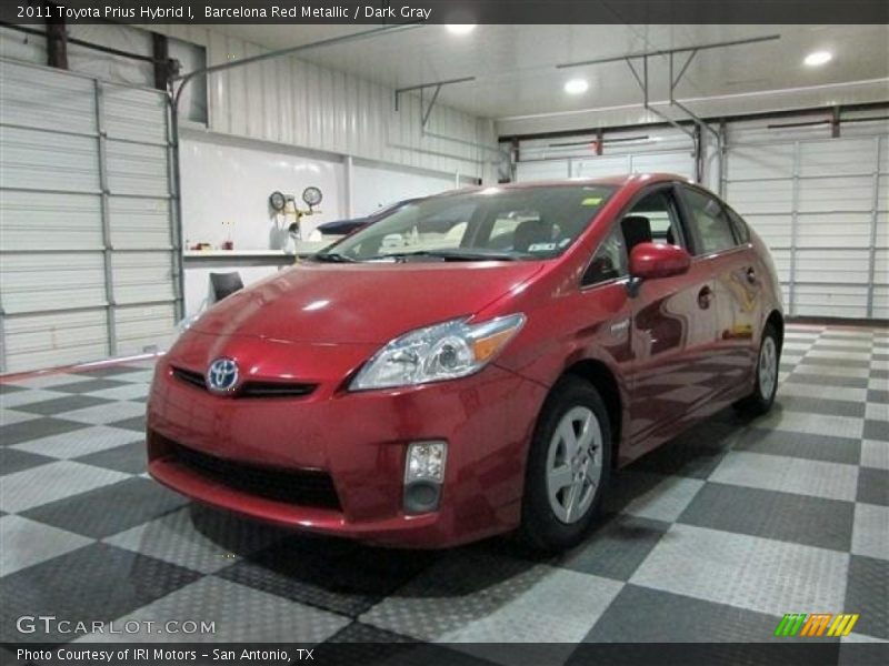Barcelona Red Metallic / Dark Gray 2011 Toyota Prius Hybrid I