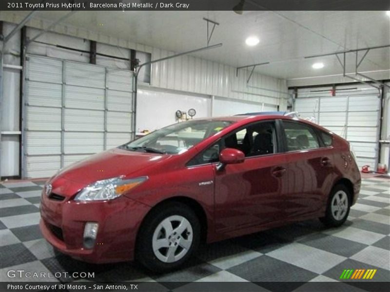 Barcelona Red Metallic / Dark Gray 2011 Toyota Prius Hybrid I