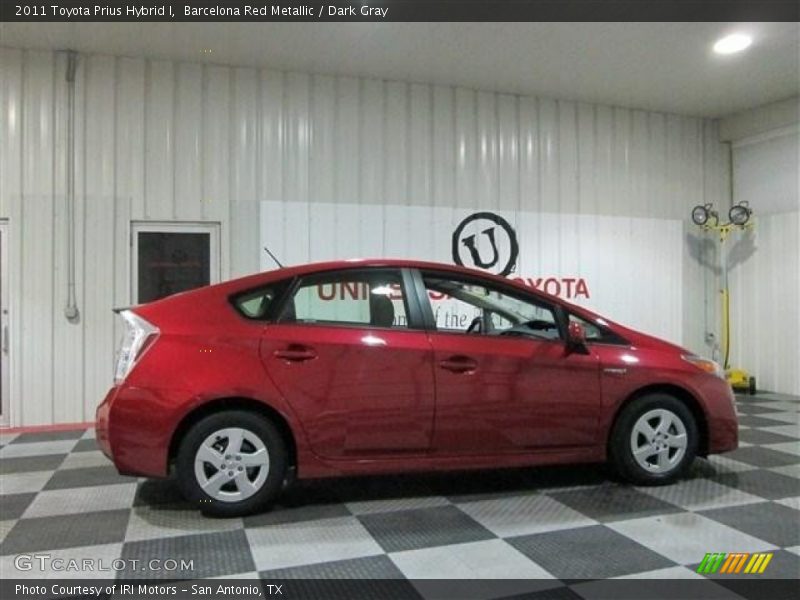 Barcelona Red Metallic / Dark Gray 2011 Toyota Prius Hybrid I