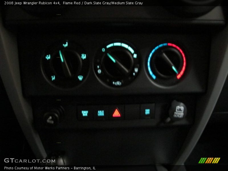 Flame Red / Dark Slate Gray/Medium Slate Gray 2008 Jeep Wrangler Rubicon 4x4